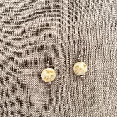 Artisan dangle stone earrings