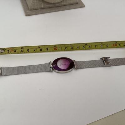 Geneva purple watch water resistant