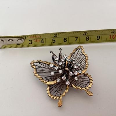 Vintage Monet butterfly brooch/ pendant