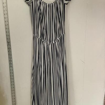 J for Justify Zebra striped romper with half shirt size L