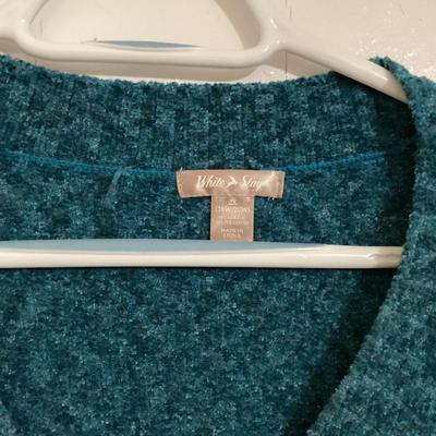 2x white stag blouse/sweater