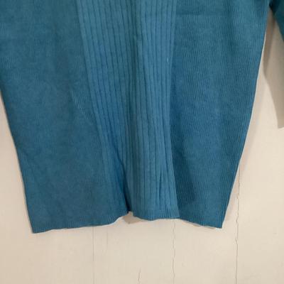 Chaus L women's casual blue long sleeve sweater