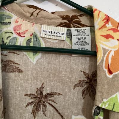 White stag women's Hawaiian shirt 16w