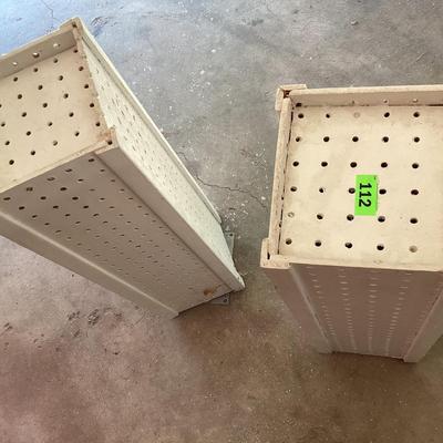 Peg board spinning displays