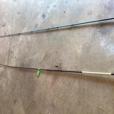 2 fishing poles