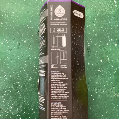 Ice and water fridge filter for whirlpool