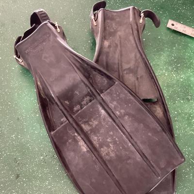 Water lung diving flipper 707 size large