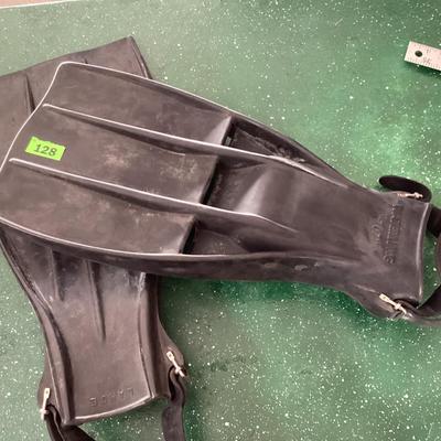 Water lung diving flipper 707 size large