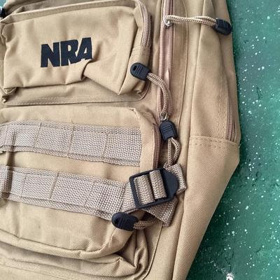 NRA tan back - breathable material