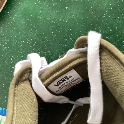 Men's brown vans size 10 pop cush style