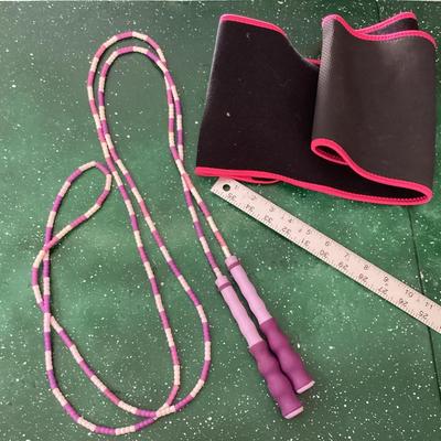 Work out bundle jump rope and waist trainer size L