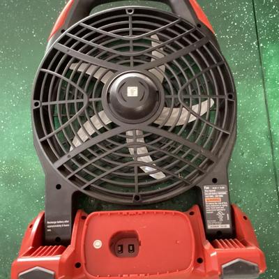 craftsman battery powered fan- Battery not included