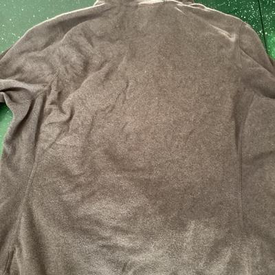 north face collared sweater gray size youth XLarge