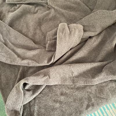 north face collared sweater gray size youth XLarge