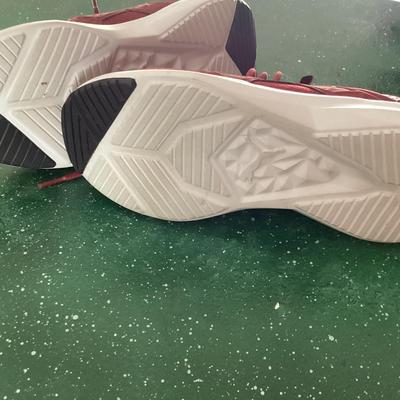 US women's size 8 puma dark red running shoes