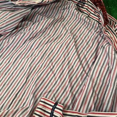 English laundry navy blue and red men's 15 1/2 34/35