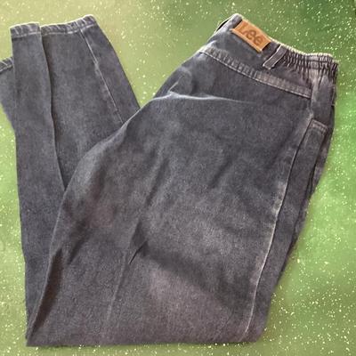 lee elastic waistband women's jeans size 8