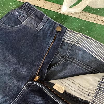 lee elastic waistband women's jeans size 8