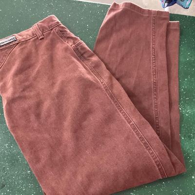 30x32 rocky mountain red washed denim jeans