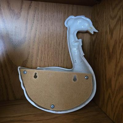 Household knickknacks Geese - alarm clock - vase with flowers and more