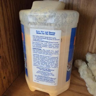 Impact Paintballs- 1000 count and a bottle of Round one hand cleaner