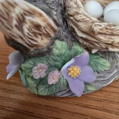Vintage Bird figurine - barometer - vintage bird book - and more