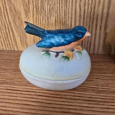 Vintage Bird figurine - barometer - vintage bird book - and more