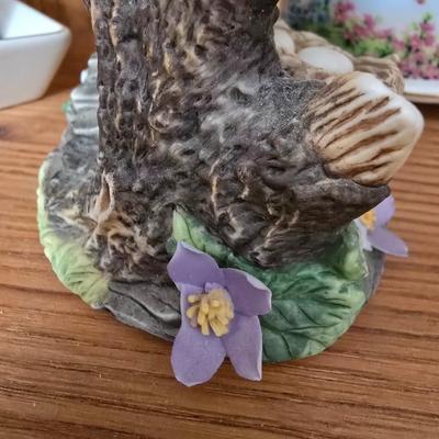 Vintage Bird figurine - barometer - vintage bird book - and more