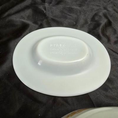 Correlle corning ware Burgundy rose dinnerware With Butterfly gold gravy boat
