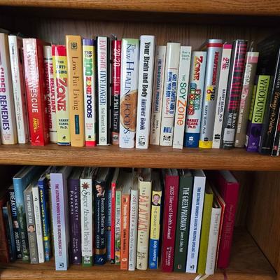 A variety of books mostly hardback - The green pharmacy - Memory rescue - Super Remedies and other great titles