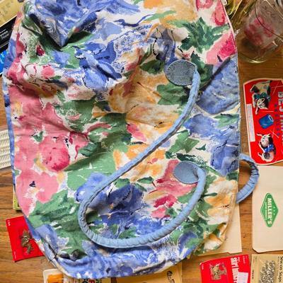 New old stock sewing notions - old needles with neat graphics -zippers - buttons- Vintage 1948 Singer Buttonholer and more