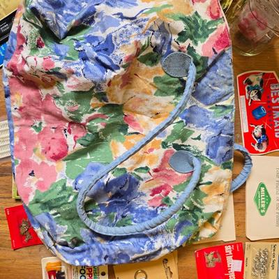 New old stock sewing notions - old needles with neat graphics -zippers - buttons- Vintage 1948 Singer Buttonholer and more