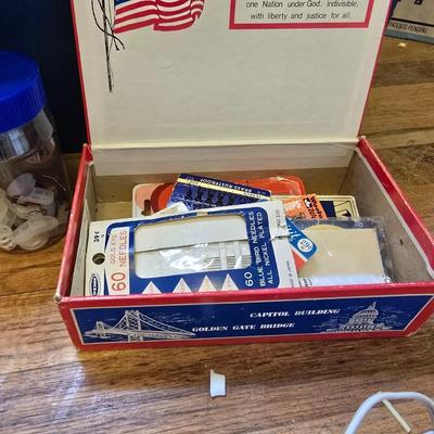 Sewing starter kit - needles - electric scissors - booklets- buttons - thread and much more