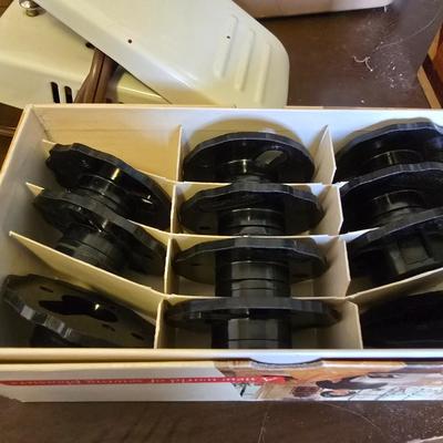 Singer Slant-o-Matic 503 special Sewing machine and Buttonholer and other accessories