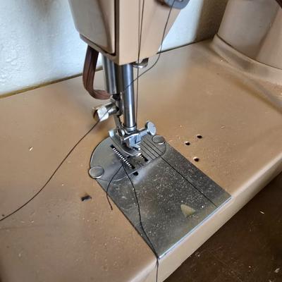 Singer Slant-o-Matic 503 special Sewing machine and Buttonholer and other accessories