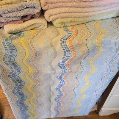 Bathroom Towels and shower curtain