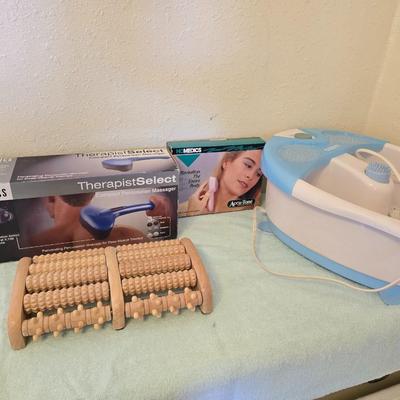 Muscle Therapy and relaxation - foot bath - massagers - and more