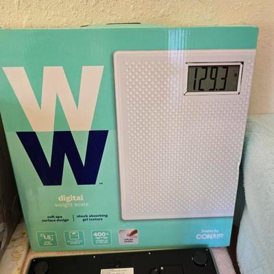 cool mist humidifier - heat/cold bladder bag - bathroom scale