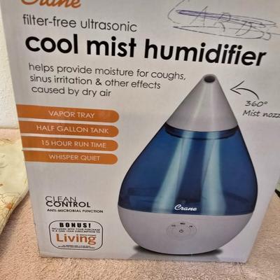 cool mist humidifier - heat/cold bladder bag - bathroom scale