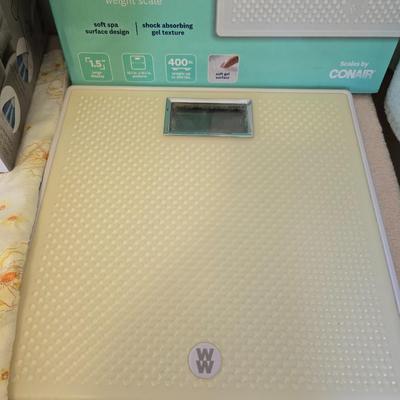 cool mist humidifier - heat/cold bladder bag - bathroom scale