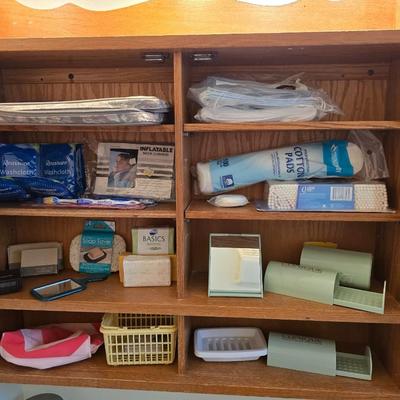 Hygene products and storage containers -