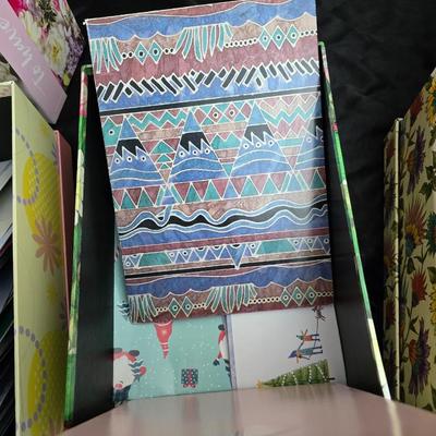 Variety of Greeting cards and storage boxes