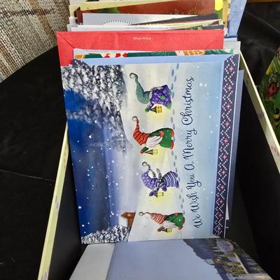 Variety of Greeting cards and storage boxes