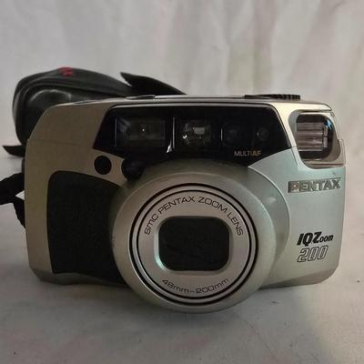 LOT 13: Polaroid, Pentax, and Kodak Cameras with Accessories