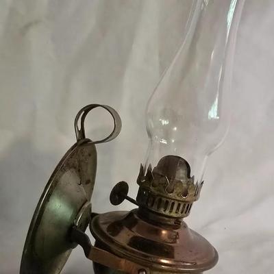LOT 15: Glass Kerosene Lanterns with Extra Hurricane Shades