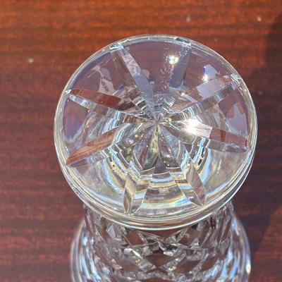 LOT 83: Vintage Crystal Boudoir Table Lamps. Antique Swivel Frames and a Crystal Vase