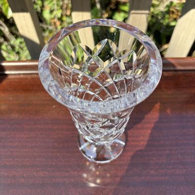 LOT 83: Vintage Crystal Boudoir Table Lamps. Antique Swivel Frames and a Crystal Vase