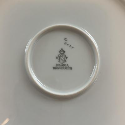 LOT 93: Floral China & Etched Crystal Collection: Mikori Ware, Barvaria & Others