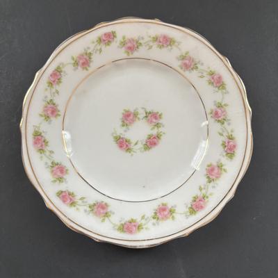 LOT 96: Made in Germany Collection: Oscar Schlegelmilch Porcelain Trinket Box, Carl Thielsch CT Dessert Dishes, Erphila Vases & More