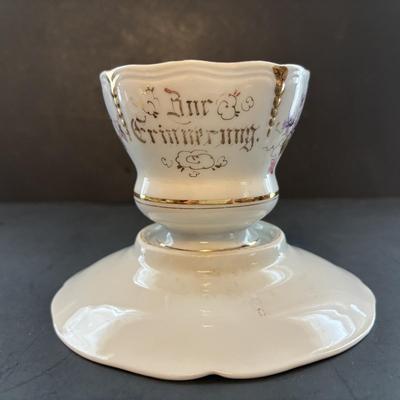 LOT 96: Made in Germany Collection: Oscar Schlegelmilch Porcelain Trinket Box, Carl Thielsch CT Dessert Dishes, Erphila Vases & More
